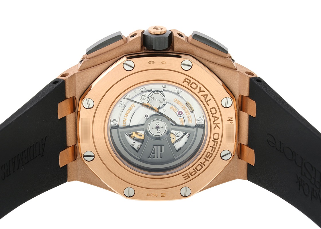 オーデマピゲ - ロイヤルオーク オフショア クロノグラフ | AUDEMARS PIGUET | 26401RO.OO.A002CA.01 | PG 黒/シルバー文字盤 自動巻き ラバー | 中古