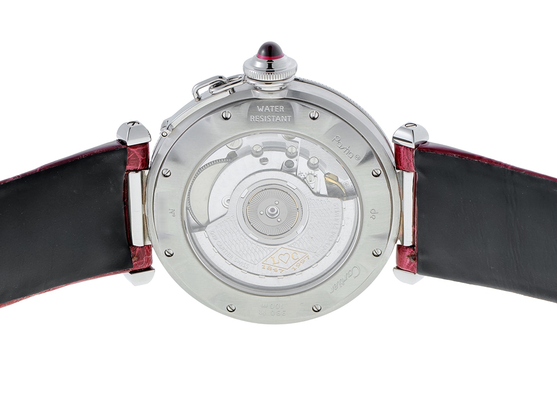 カルティエ - パシャ グリッド 150周年記念モデル | CARTIER | W3102255 | SS シルバー文字盤 自動巻き レザー | 中古
