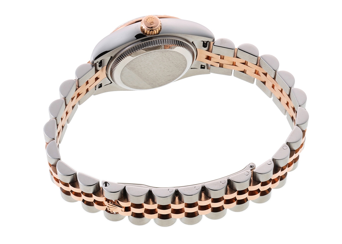 ロレックス - オイスター パーペチュアル デイトジャスト | ROLEX | 179171NR | PG&SS ブラックシェル文字盤 自動巻き ブレスレット | 中古