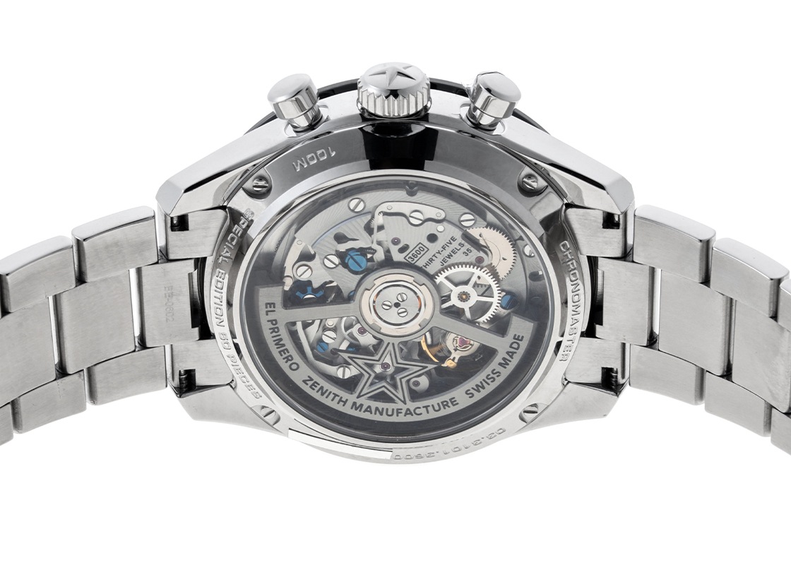 ゼニス - クロノマスター スポーツ リミテッドエディション | ZENITH | 03.3101.3600/21.M3100 | SS 黒文字盤 自動巻き ブレスレット | 中古