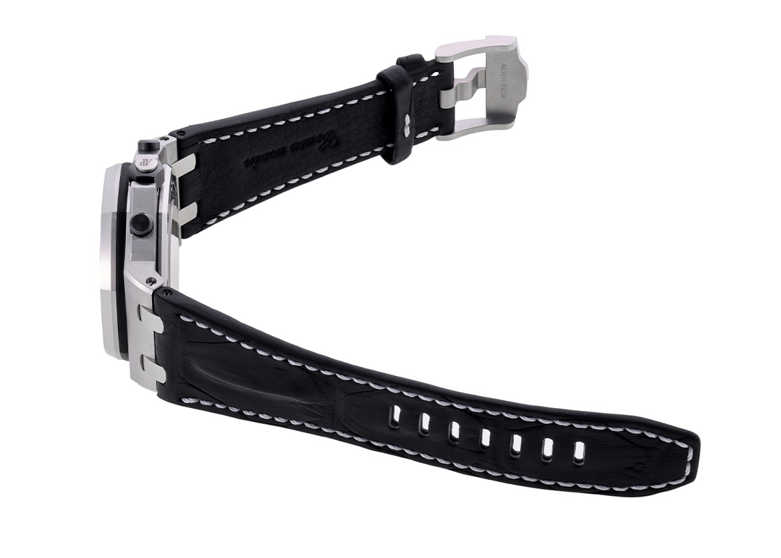 オーデマピゲ - ロイヤルオーク オフショア クロノグラフ | AUDEMARS PIGUET | 26470ST.OO.A028CR.01.A | SS 黒文字盤 自動巻き レザー | 中古