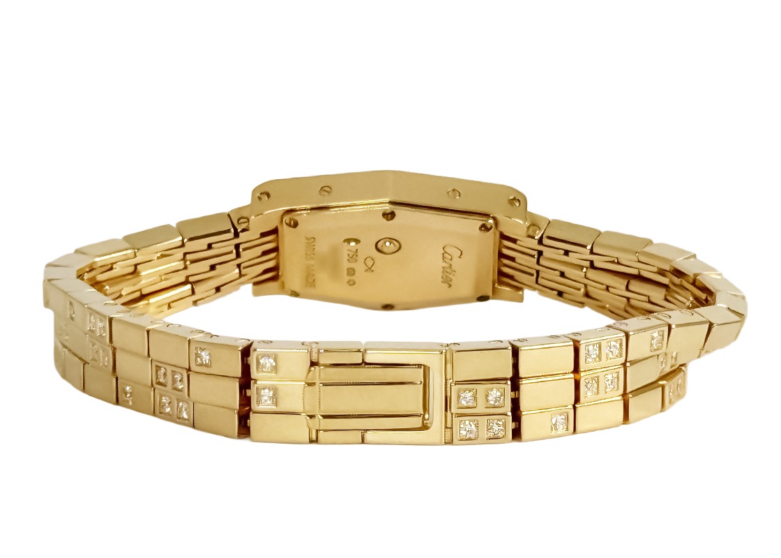 カルティエ - ヘキサゴナル ラニエールSM | CARTIER | WJ2008XC | YG シルバー文字盤 クォーツ ブレスレット | 委託品 | 中古