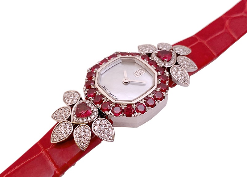 ハリーウィンストン - プレシャス 14本限定 | HARRY WINSTON | HJTQHM18PP011 | PT シェル文字盤 クォーツ レザー | 委託品 | 中古
