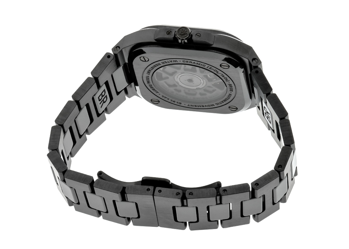 ベル&ロス - BR05 | BELL&ROSS | BR05A-BL-CE/SCE | CE 黒文字盤 自動巻き ブレスレット | 未使用品
