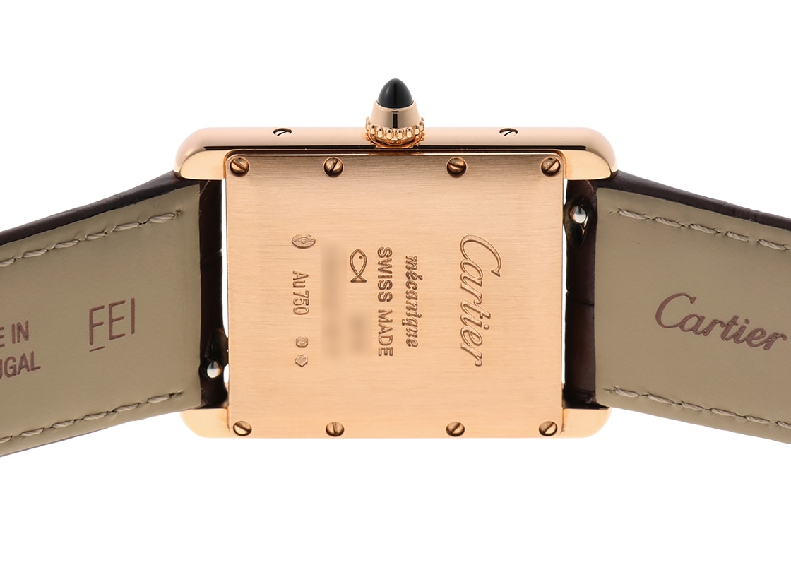 カルティエ - タンク ルイ カルティエ LM | CARTIER | WGTA0011 | PG シルバー文字盤 手巻き レザー | 中古