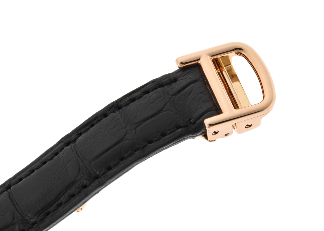 カルティエ - タンクアメリカン SM ベゼルダイヤ | CARTIER | WB707931 | PG シルバー文字盤 クォーツ レザー | 中古