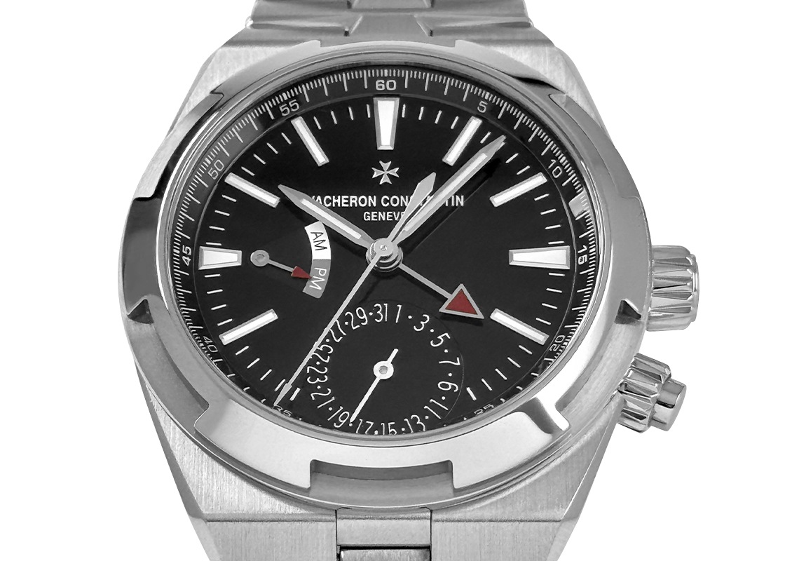 ヴァシュロンコンスタンタン - オーヴァーシーズ デュアルタイム | VACHERON CONSTANTIN | 7900V/110A-B546 | SS 黒文字盤 自動巻き ブレスレット | 委託品