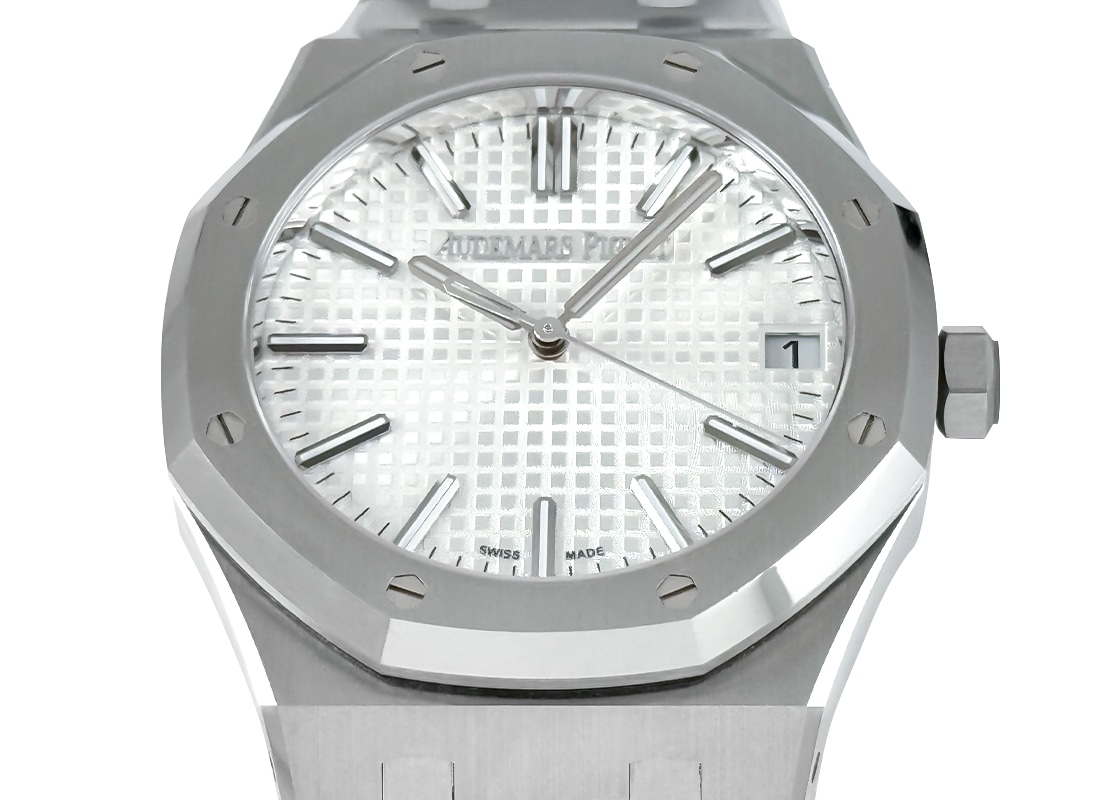 オーデマピゲ - ロイヤルオーク | AUDEMARS PIGUET | 15510ST.OO.1320ST.08 | SS シルバー文字盤 自動巻き ブレスレット| 委託品 | 中古