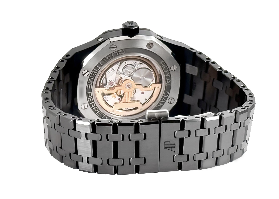 オーデマピゲ - ロイヤルオーク パーペチュアルカレンダー | AUDEMARS PIGUET | 26579CE.OO.1225CE.01 | CE グレー文字盤 自動巻き ブレスレット| 委託品 | 中古