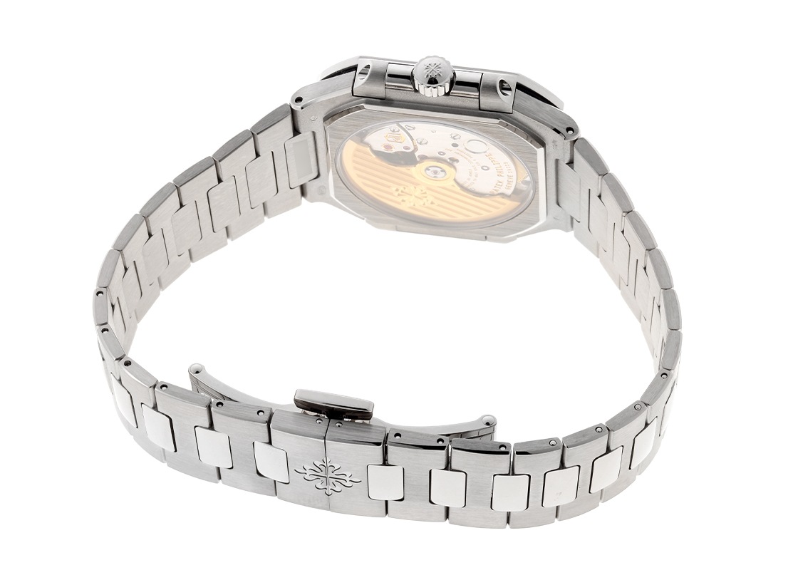 パテックフィリップ - キュビタス | PATEK PHILIPPE | 7128/1G-001 | WG ブルー文字盤 自動巻き ブレスレット