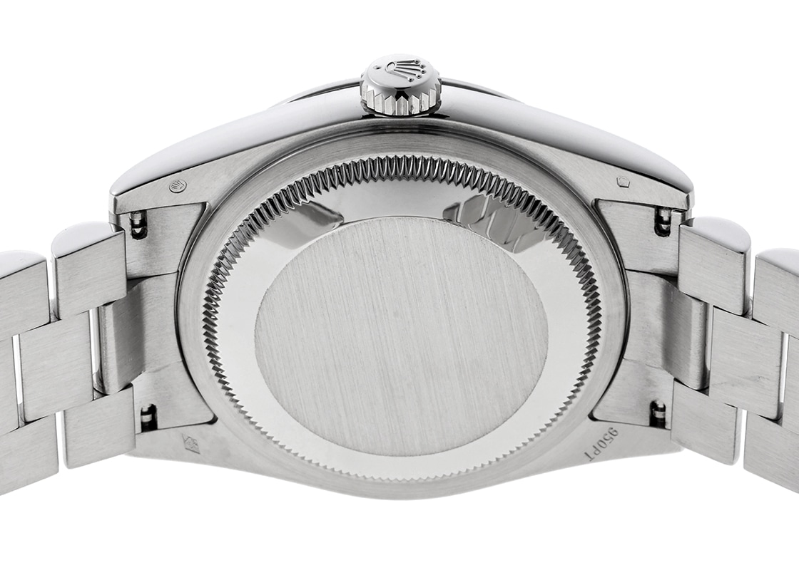ロレックス - オイスター パーペチュアル デイデイト | ROLEX | 118206A | PT アイスブルー文字盤 自動巻き ブレスレット | 中古