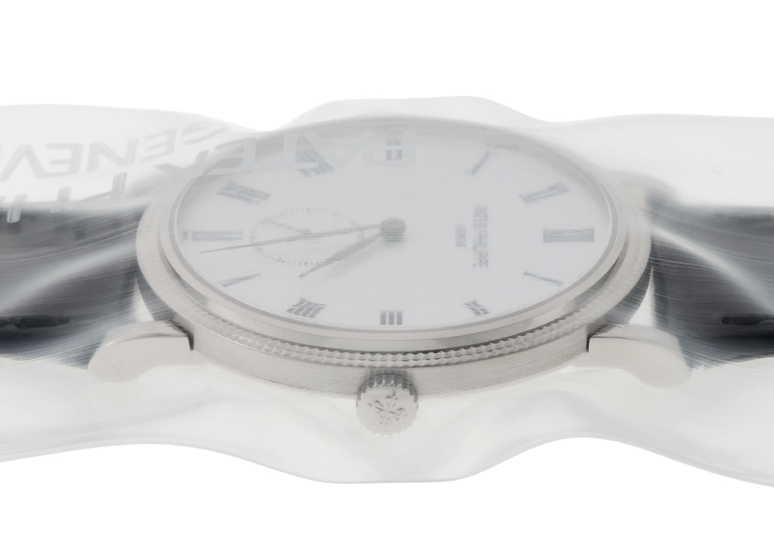 パテックフィリップ - カラトラバ | PATEK PHILIPPE | 5116G-001 | WG エナメル文字盤 手巻き レザー | 中古