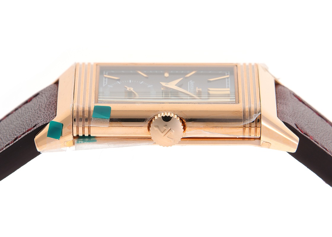 ジャガールクルト - レベルソ トリビュート | JAEGER LECOULTRE | Q713256J | PG バーガンディ文字盤 手巻き レザー