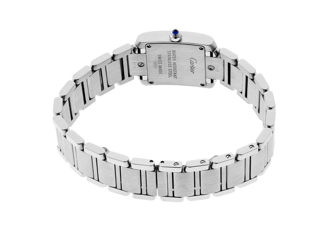 カルティエ - タンクフランセーズ SM | CARTIER | W51008Q3 | SS 白文字盤 クォーツ ブレスレット | 中古