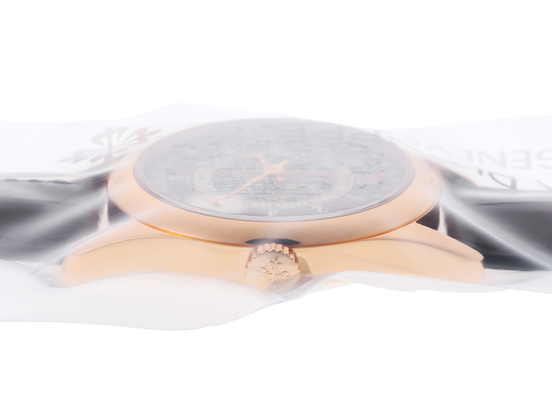 パテックフィリップ - カラトラバ | PATEK PHILIPPE | 6000R-001 | RG ブラウン文字盤 自動巻き レザー | 中古