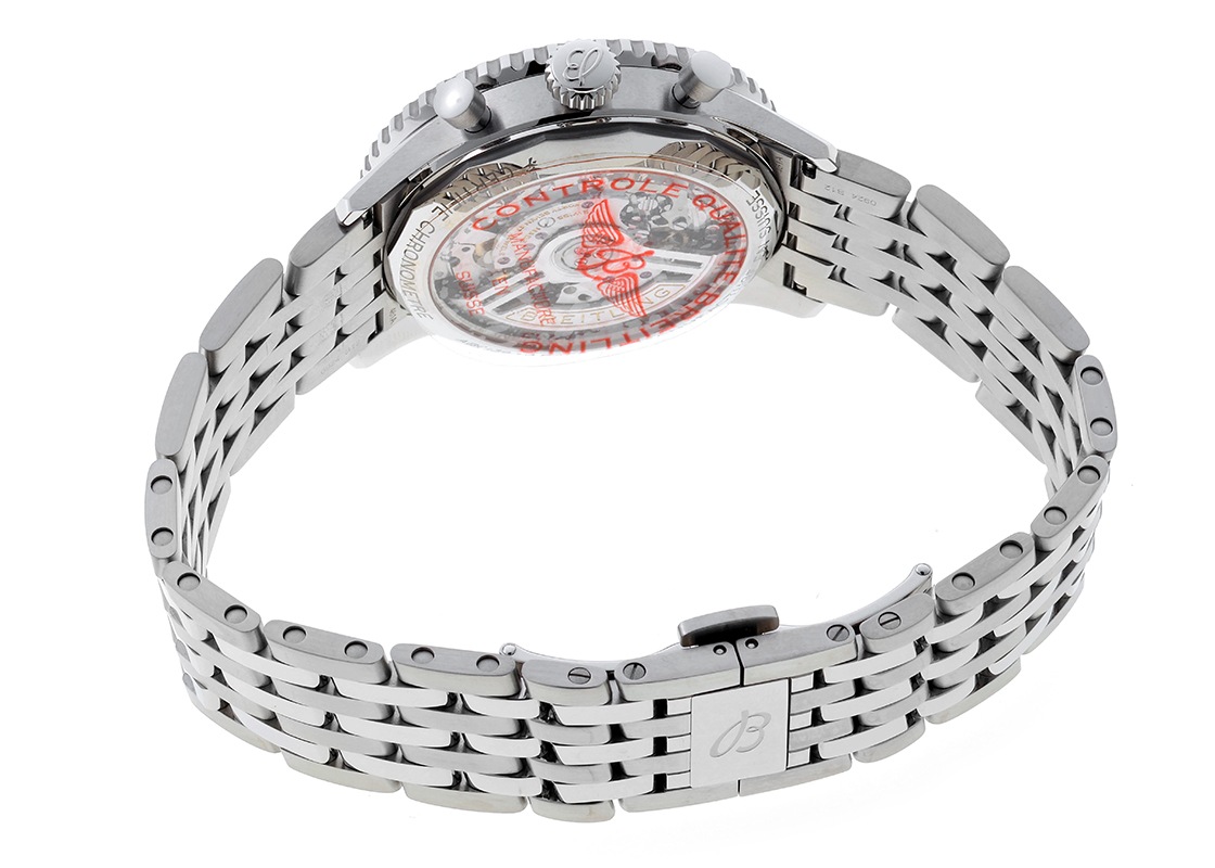 ブライトリング - ナビタイマー B01 クロノグラフ 41 ジャパン エディション | BREITLING | AB0139211C2A1(AB0139) | SS ブルーシェル文字盤 自動巻き ブレスレット | 未使用品