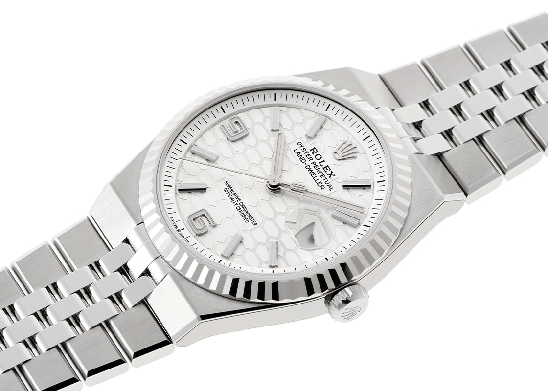 ロレックス - オイスターパーペチュアル ランドドゥエラー 40 | ROLEX | 127334 | WG&SS 白文字盤 自動巻き ブレスレット | 未使用品