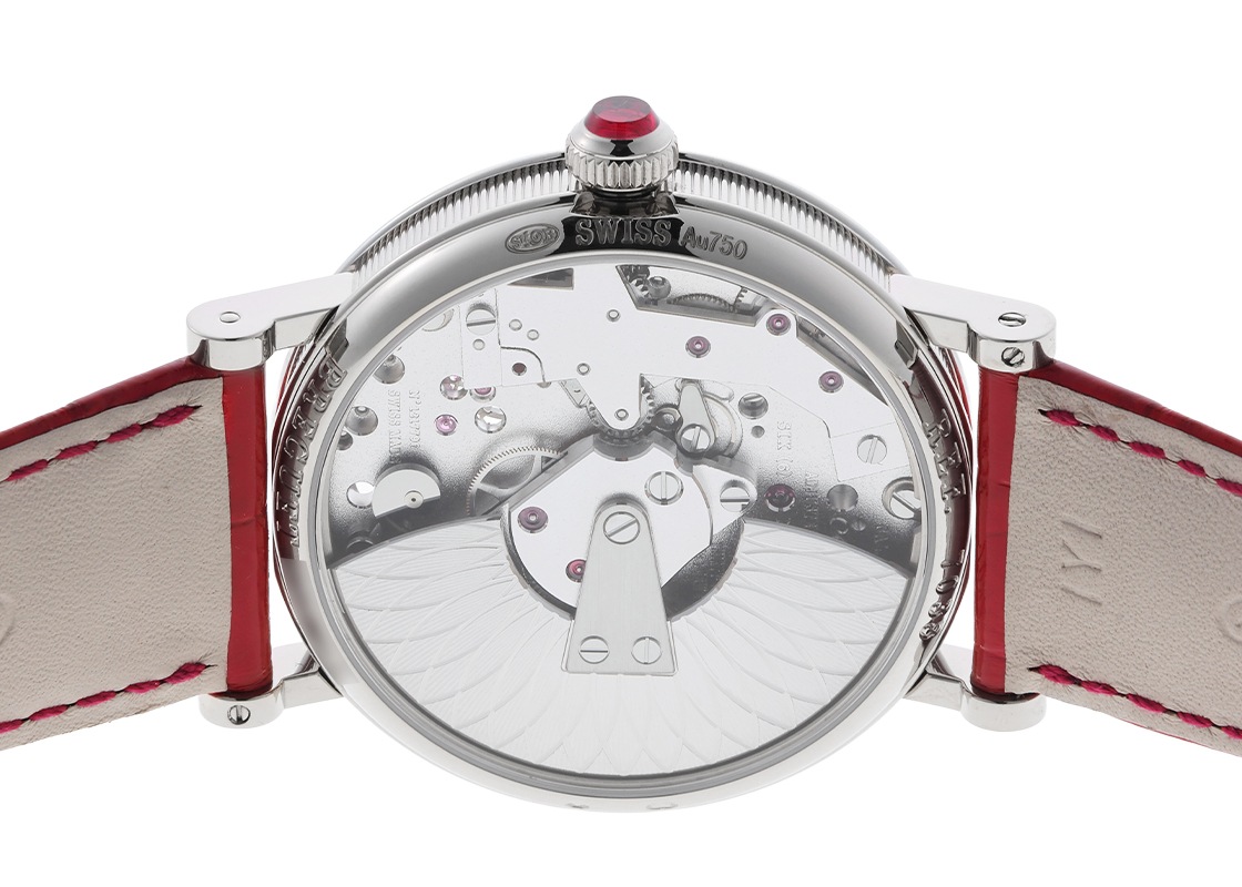 ブレゲ - トラディション ベゼルダイヤ | BREGUET | 7038BB/1T/9V6/D00D | WG ブラックシェル文字盤 自動巻き レザー | 中古