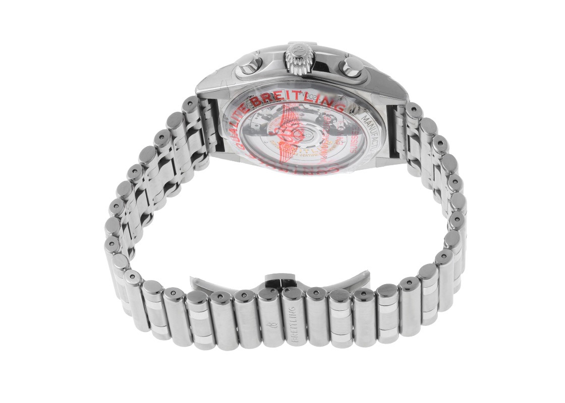 ブライトリング - クロノマット B01 42 | BREITLING | AB0134101G1A1(AB0134) | SS シルバー/黒文字盤 自動巻き ブレスレット | 未使用品