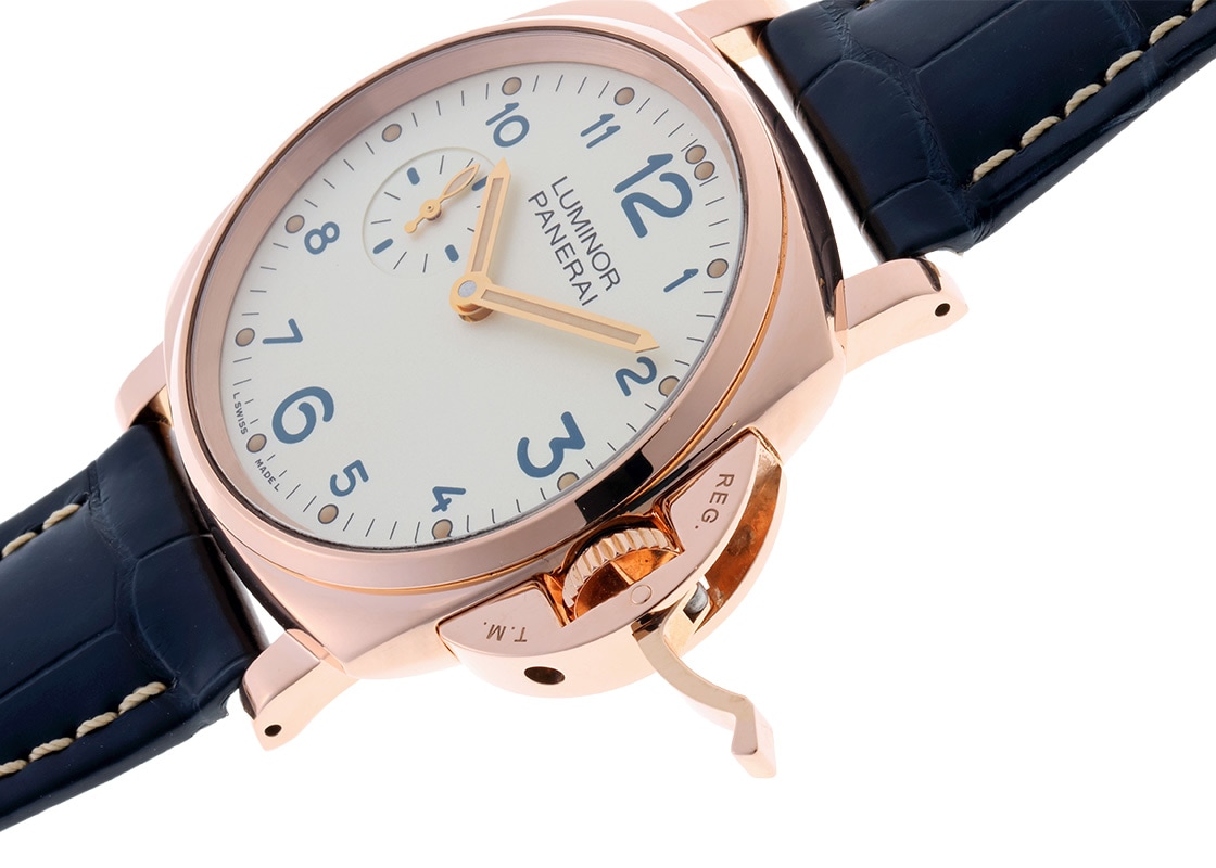 オフィチーネパネライ - ルミノール ドゥエ 3デイズ オロロッソ | OFFICINE PANERAI | PAM00741 | RG アイボリー文字盤 手巻き レザー | 中古