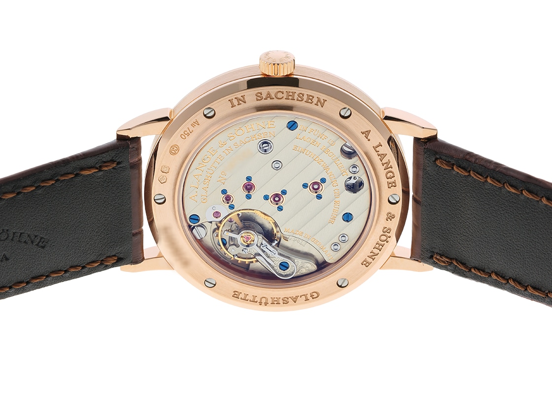 A.ランゲ&ゾーネ - サクソニア | A.LANGE & SOHNE | 219.032(LSLS2194AD) | PG シルバー文字盤 手巻き レザー | 中古