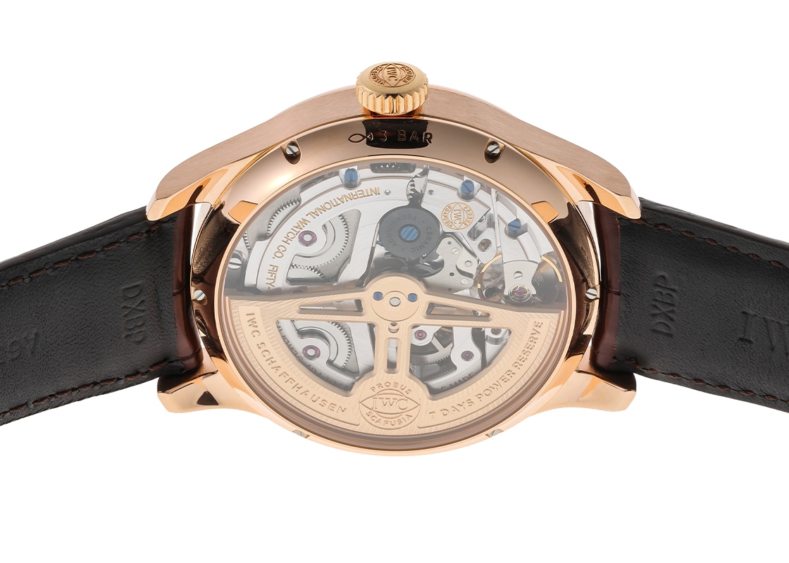 IWC - ポルトギーゼ パーペチュアルカレンダー | INTERNATIONAL WATCH COMPANY | IW503404 | RG グレー文字盤 自動巻き レザー | 中古