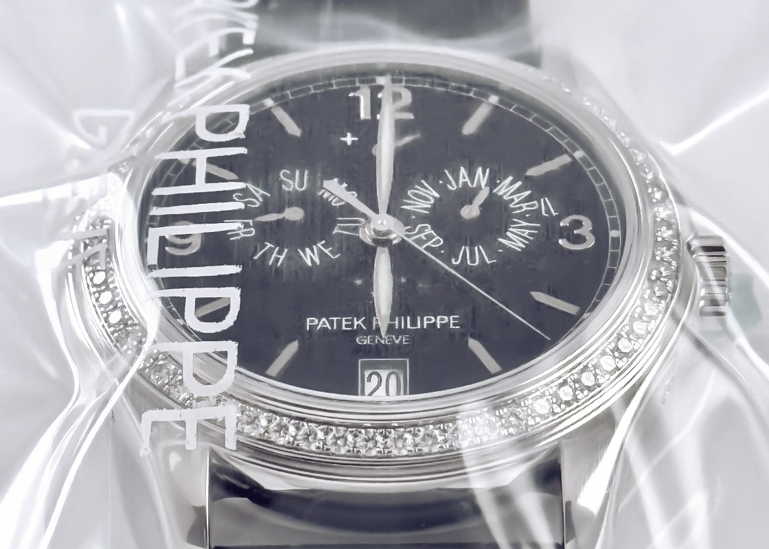 パテックフィリップ - アニュアルカレンダー | PATEK PHILIPPE | 5147G-001 | WG ネイビー文字盤 自動巻き レザー | 中古