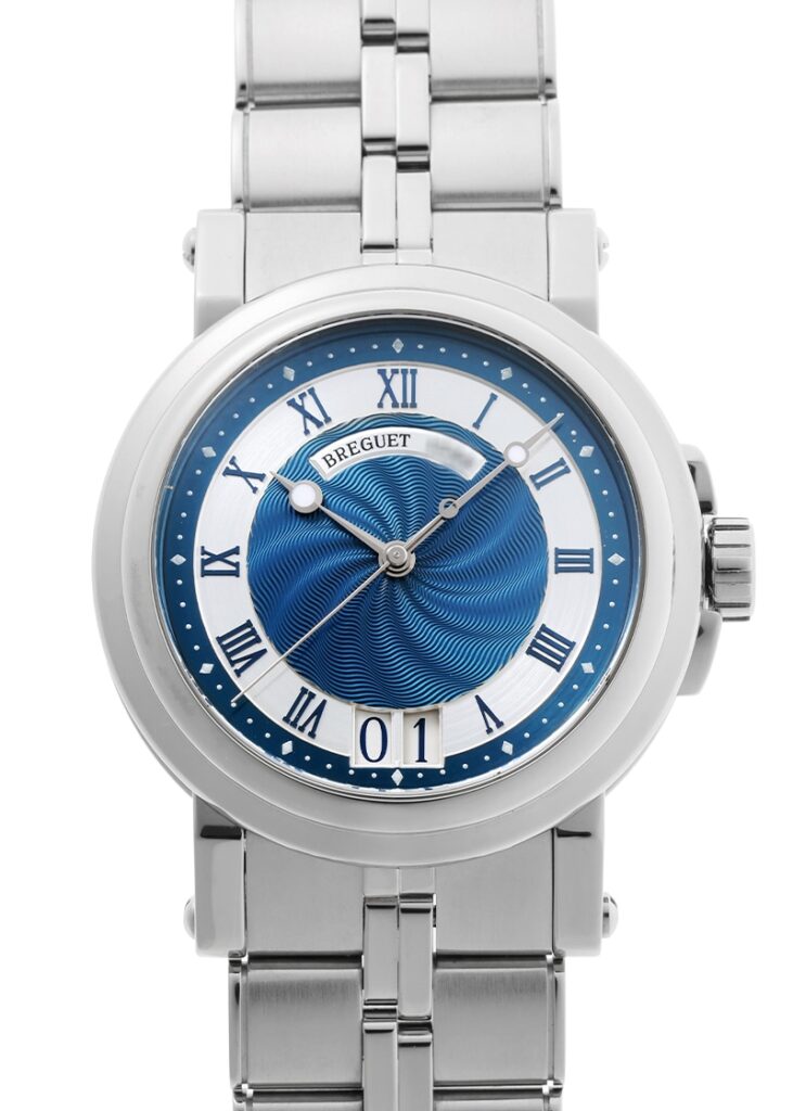 ブレゲ - マリーン II ラージデイト | BREGUET | 5817ST/Y2/SV0 | SS ブルー文字盤 自動巻き ブレスレット | 中古