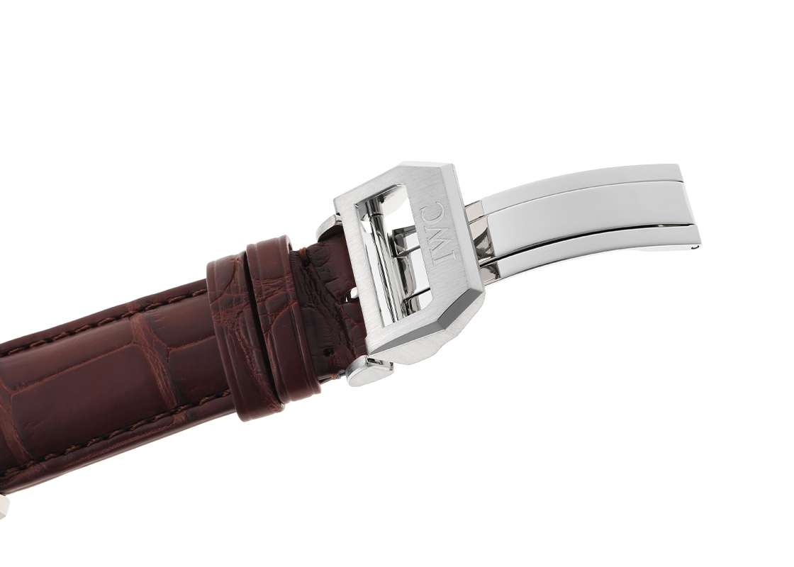 IWC - ポルトギーゼ クロノグラフ | INTERNATIONAL WATCH COMPANY | IW371445 | SS シルバー文字盤 自動巻き レザー | 中古
