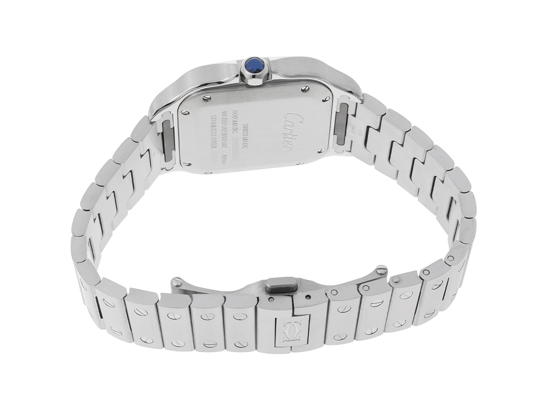 カルティエ - サントス ドゥ カルティエ MM | CARTIER | WSSA0029 | SS シルバー文字盤 自動巻き ブレスレット | 中古