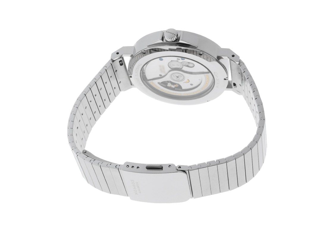 ノモス - グラスヒュッテ タンジェント スポーツ ネオマティック 42 デイト | NOMOS | TNS161011W2M | SS シルバー文字盤 自動巻き ブレスレット | 未使用品