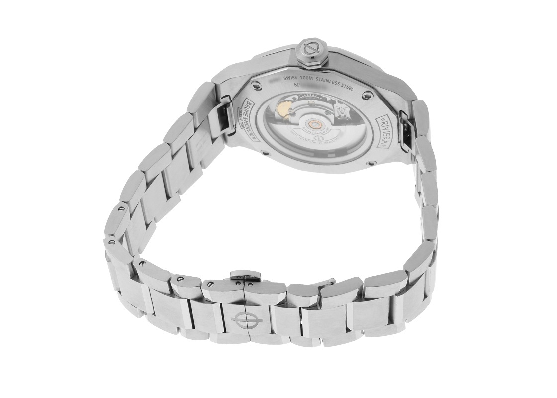 ボーム&メルシェ - リビエラ オートマティック | BAUME&MERCIER | M0A10621 | SS 黒文字盤 自動巻き ブレスレット | 未使用品