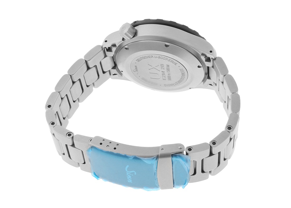 ジン - UX.GSG9 | SINN | UX.GSG9.SDR 3M | SS 黒文字盤 クォーツ ブレスレット | 未使用品