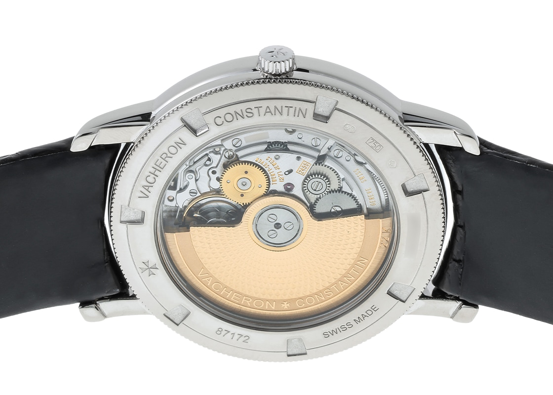 ヴァシュロンコンスタンタン - トラディショナル オートマティック | VACHERON CONSTANTIN | 87172/000G-9301 | WG シルバー文字盤 自動巻き レザー | 中古