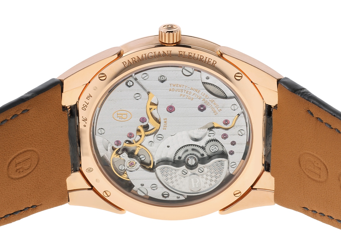 パルミジャーニ・フルリエ - トンダ PF マイクロローター | PARMIGIANI FLEURIER | PFC914-2020001-300182 | RG グレー文字盤 自動巻き レザー | 中古