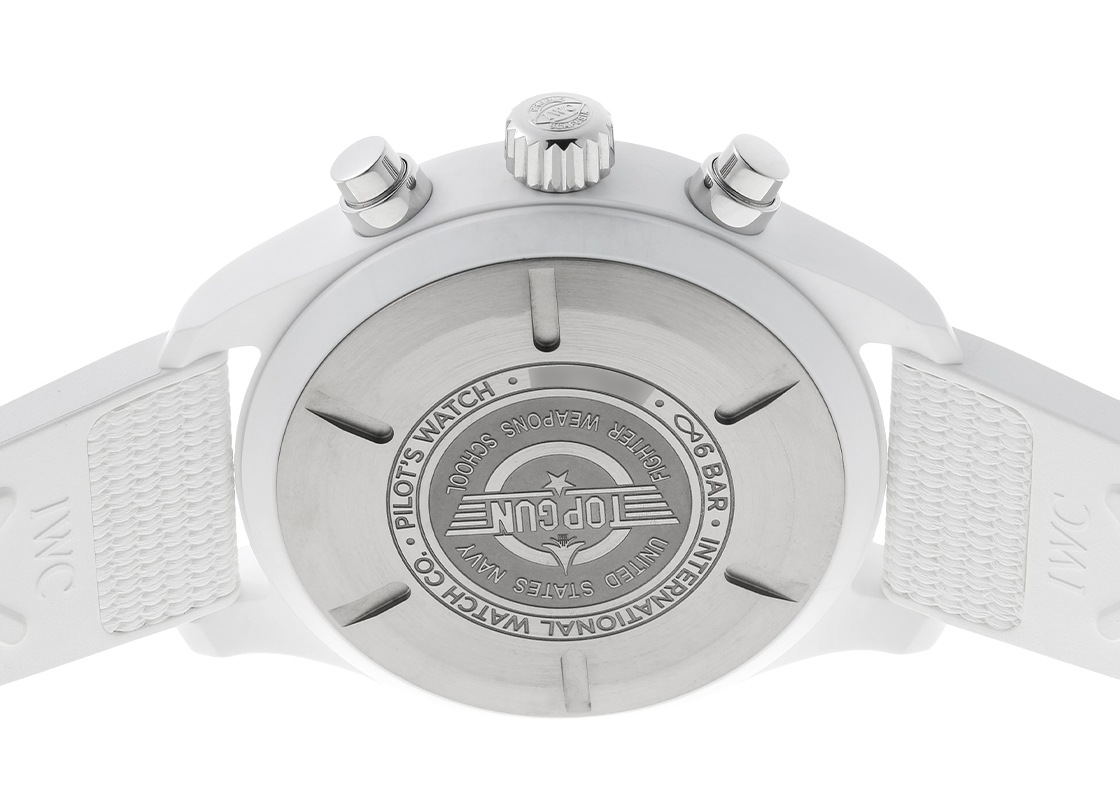 IWC - パイロットウォッチ クロノグラフ トップガン レイク・タホ | INTERNATIONAL WATCH COMPANY | IW389105 | CE 黒文字盤 自動巻き ラバー | 中古