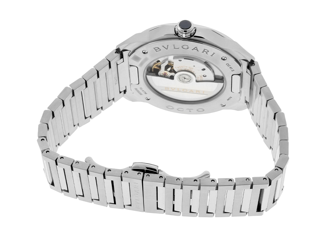 ブルガリ - オクト ローマ ウォッチ | BVLGARI | 103738 | SS 白文字盤 自動巻き ブレスレット | 委託品 | 中古