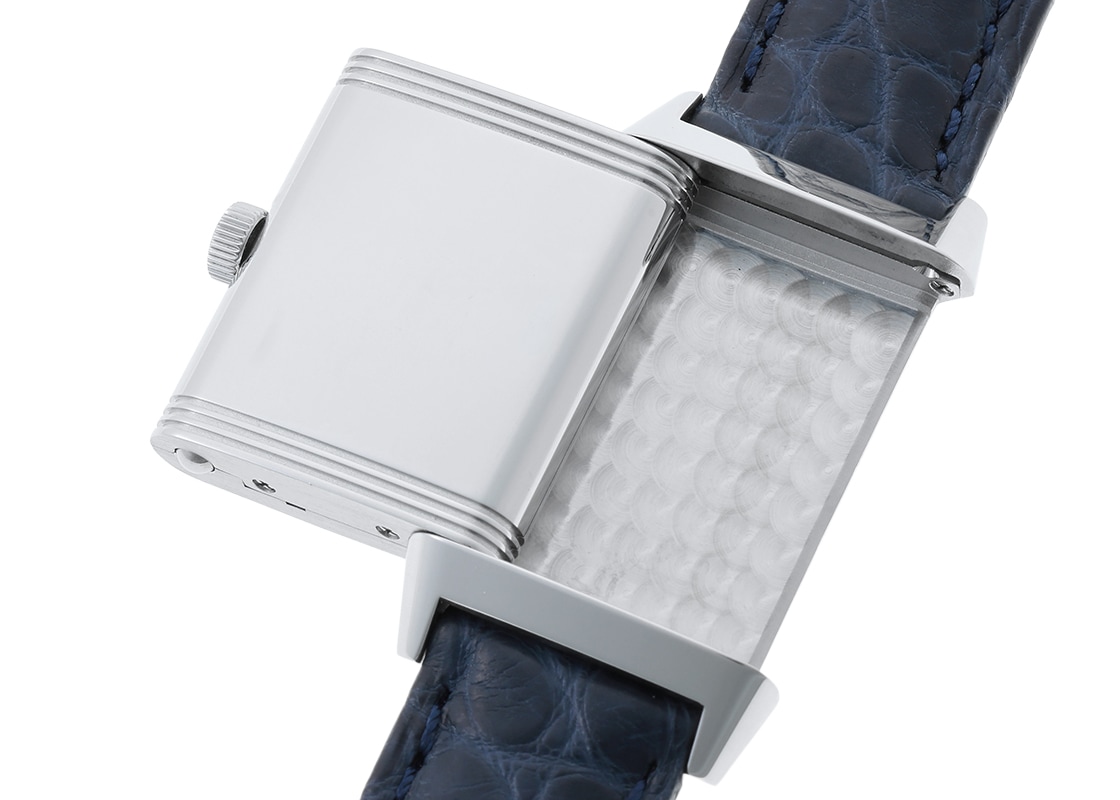 ジャガールクルト - レベルソ クラシック スモール | JAEGER LECOULTRE | Q2618540(221.8.47) | SS シルバー文字盤 クォーツ レザー | 中古