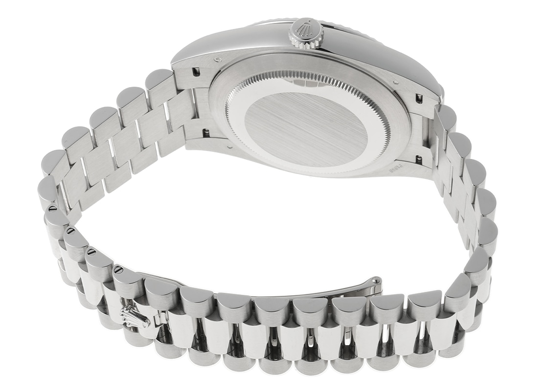ロレックス - オイスター パーペチュアル デイデイト 40 | ROLEX | 228236 | PT アイスブルー文字盤 自動巻き ブレスレット | 未使用品