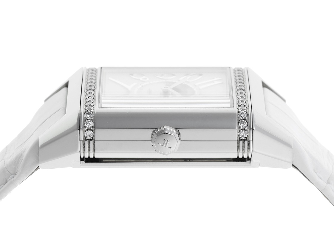 ジャガールクルト - レベルソ スクアドラ デュエット | JAEGER-LECOULTRE | Q7058420 | SS シルバー/黒文字盤 自動巻き レザー | 中古