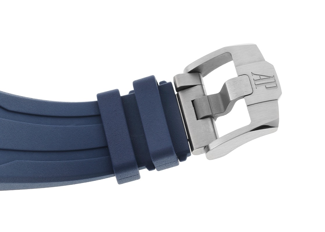 オーデマピゲ - ロイヤルオーク オフショア ミュージック エディション 500本限定 | AUDEMARS PIGUET | 15600TI.OO.A343CA.01 | TI ブルー文字盤 自動巻き ラバー | 中古