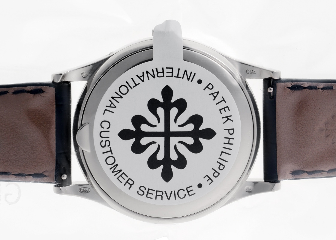 パテックフィリップ - アニュアルカレンダー ムーンフェイズ | PATEK PHILIPPE | 5396G-011 | WG シルバー文字盤 自動巻き レザー | 中古