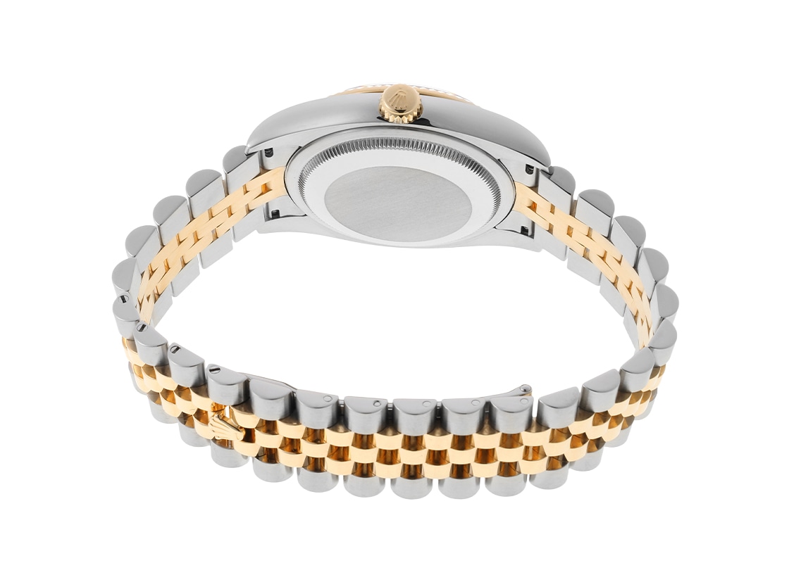 ロレックス - オイスター パーペチュアル デイトジャスト | ROLEX | 116233 | YG&SS ブラックコンピューター文字盤 自動巻き ブレスレット | 中古
