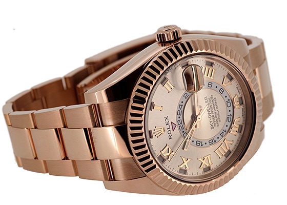 ロレックス - オイスター パーペチュアル スカイドゥエラー | ROLEX | 326935 | RG ピンク文字盤 自動巻き ブレスレット | 中古