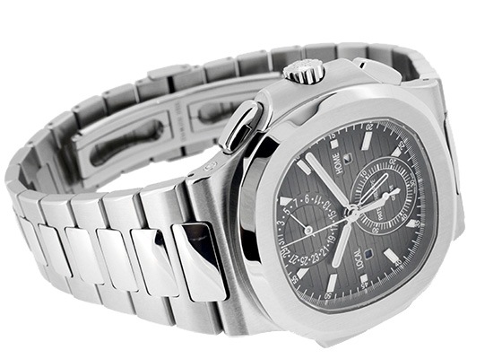 パテックフィリップ - ノーチラス トラベルタイム クロノグラフ | PATEK PHILIPPE | 5990/1A-001 | SS 黒文字盤 自動巻き ブレスレット | 中古 |