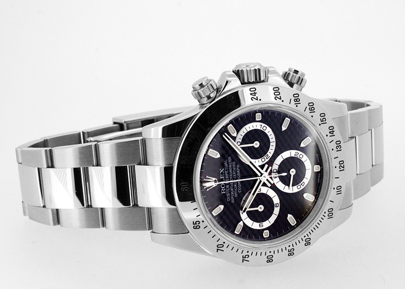 ロレックス - オイスター パーペチュアル コスモグラフ デイトナ | ROLEX | 116520 | SS 黒文字盤 自動巻き ブレスレット | 最終モデル 鏡面バックル | 中古 |