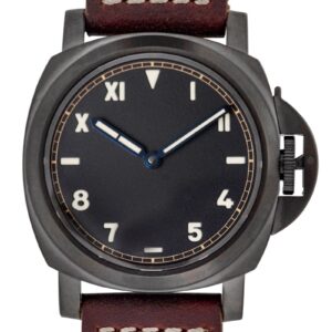 オフィチーネ パネライ - ルミノール カリフォルニア 8デイズ TI(DLC) | OFFICINE PANERAI | PAM00779 黒文字盤 手巻き レザー |