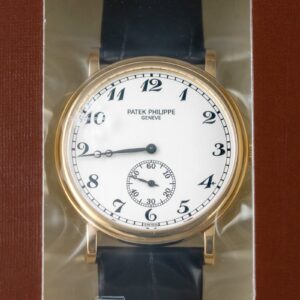 パテックフィリップ - カラトラバ オフィサー | PATEK PHILIPPE | 5022J-013 | YG 白文字盤 手巻き レザー | レストア | 中古 |