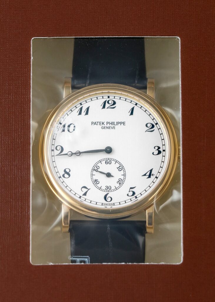パテックフィリップ - カラトラバ オフィサー | PATEK PHILIPPE | 5022J-013 | YG 白文字盤 手巻き レザー | レストア | 中古 |