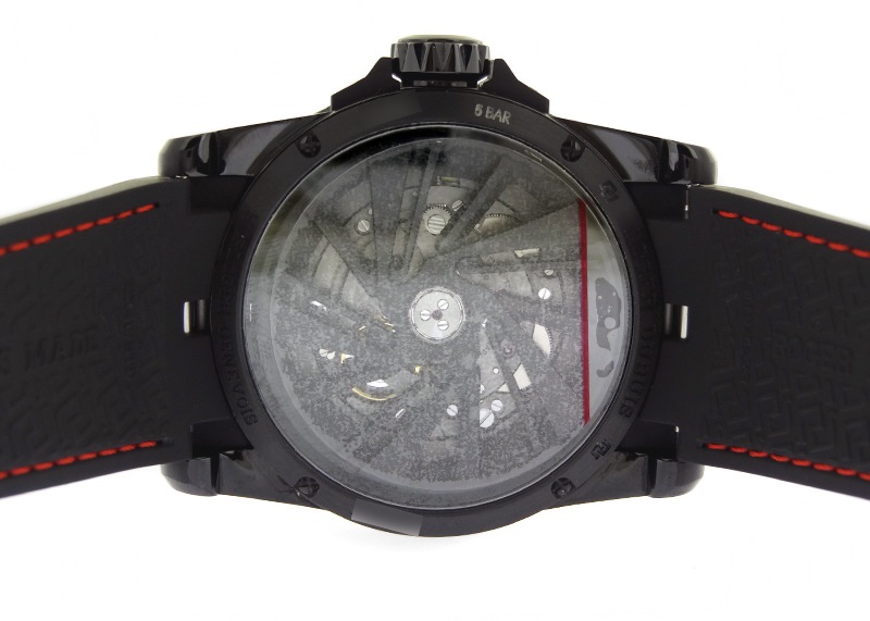 ロジェデュブイ - エクスカリバー エッセンシャル | ROGER DUBUIS | DBEX0567 | TI(DLC) 黒文字盤 自動巻き ラバー| 委託品 | 中古 |